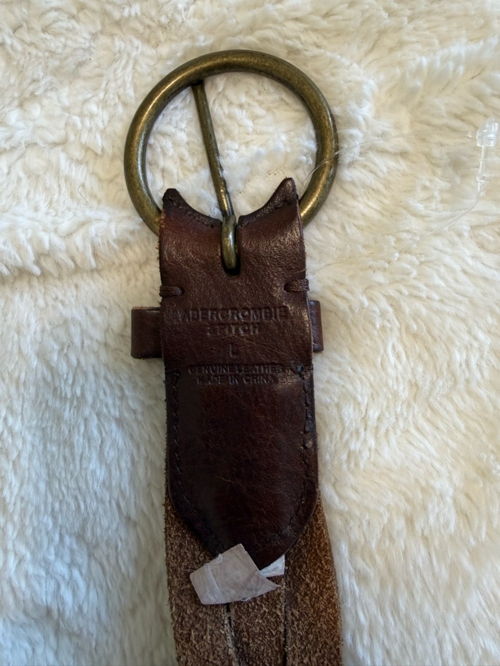 Abercrombie & Fitch Genuine Leather Braided Belt - Picture 3 of 5
